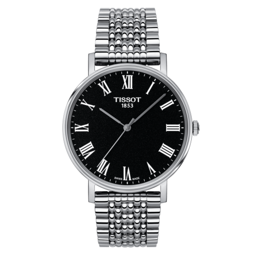Tissot Everytime Medium Stainless Steel / Black / Bracelet